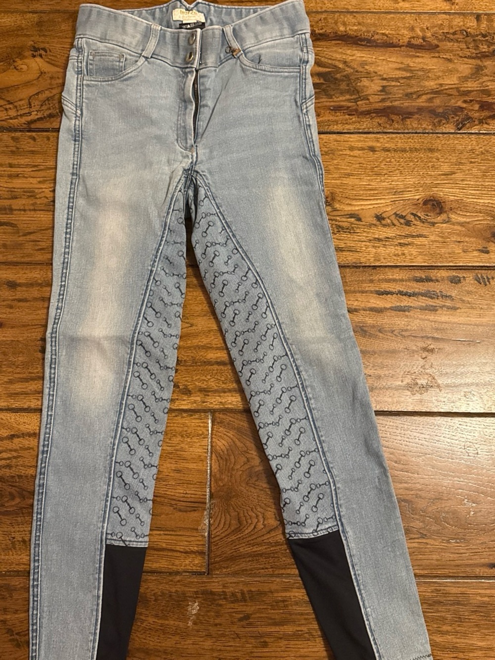 Light Wash Women's Denim Breeches